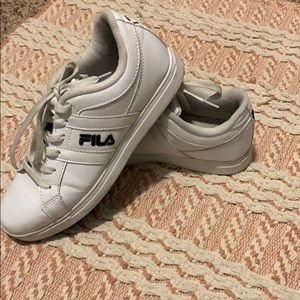 Fila white sneakers